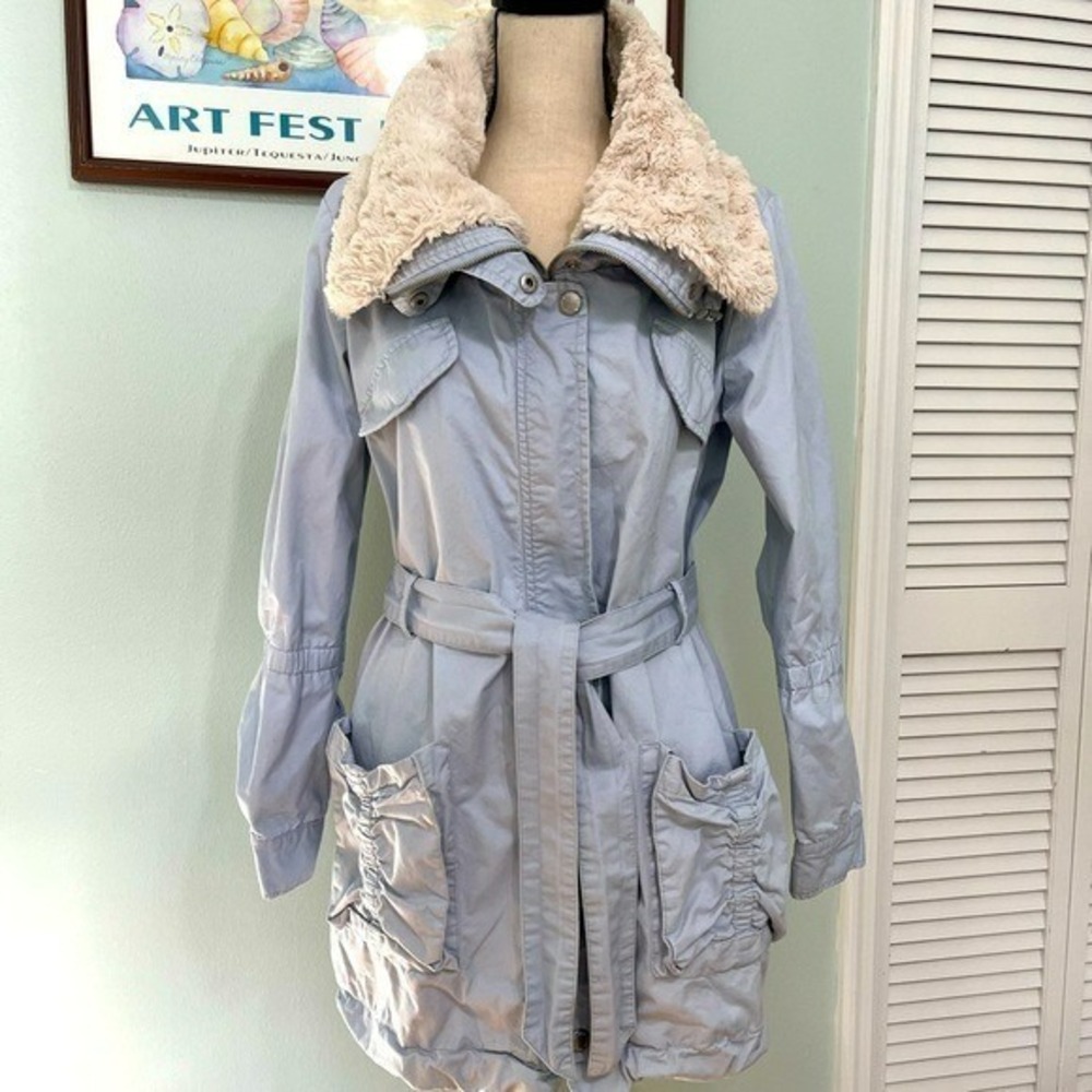 Tally Weijl Hooded Jacket with faux fur removable collar
